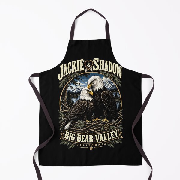 Item preview, Jackie & Shadow – Big Bear Bald Eagle Couple California Wildlife designed and sold by Dolphin Graphic.