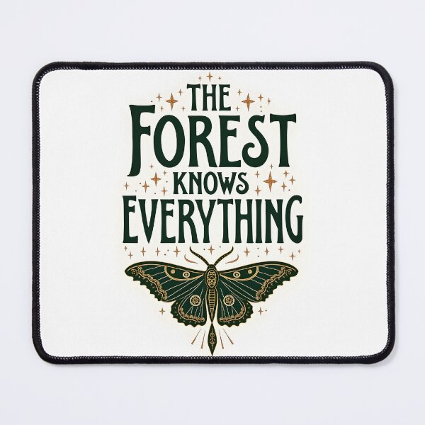 Item preview, The Forest Knows Everything Vintage Luna Moth Quote Mystical designed and sold by Connys Colorful World.