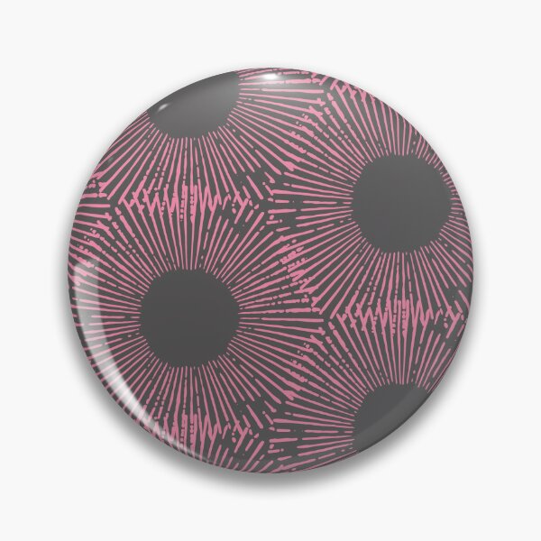 Item preview, Oversized Sunflower Mirage Print - Raspberry Pink and Mouse Grey designed and sold by Daniel Bevis Design.