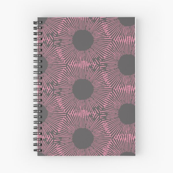 Item preview, Oversized Sunflower Mirage Print - Raspberry Pink and Mouse Grey designed and sold by Daniel Bevis Design.