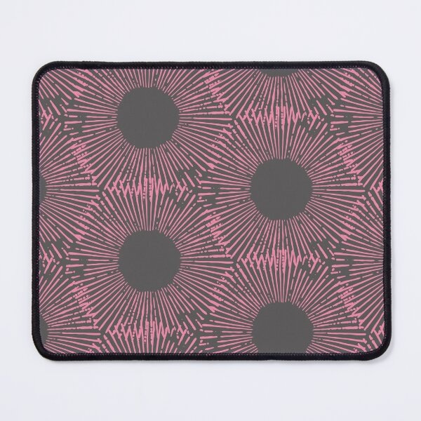 Item preview, Oversized Sunflower Mirage Print - Raspberry Pink and Mouse Grey designed and sold by Daniel Bevis Design.
