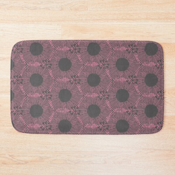 Item preview, Oversized Sunflower Mirage Print - Raspberry Pink and Mouse Grey designed and sold by Daniel Bevis Design.