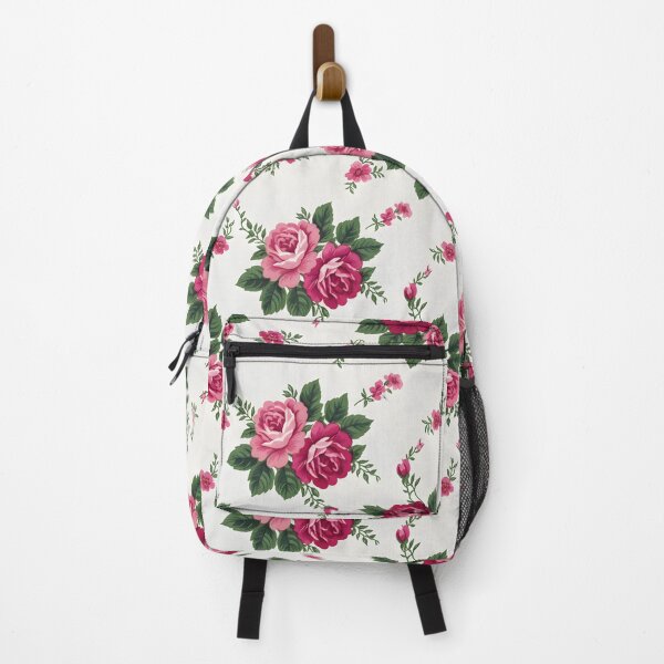 Item preview, 60s Vintage Pink Roses - Mid Century Retro Floral Pattern designed and sold by Ela Art Space .