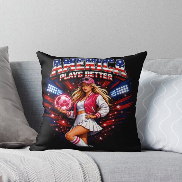 Item preview, America Plays Better Soccer Shirt | Patriotic Sports Girl Aesthetic designed and sold by Prime legend .