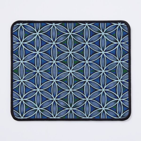 Item preview, Blue Flower of Life designed and sold by shantilovesart.