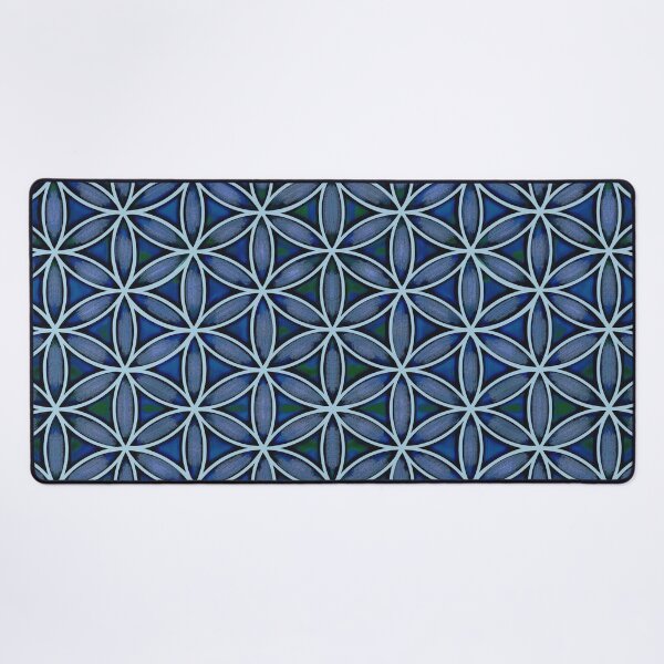 Item preview, Blue Flower of Life designed and sold by shantilovesart.