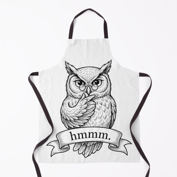 Item preview, Hmmm Meme Owl Funny Thinking Bird Reaction Confused Animal Humor T-Shirt designed and sold by pawsome purrfect.