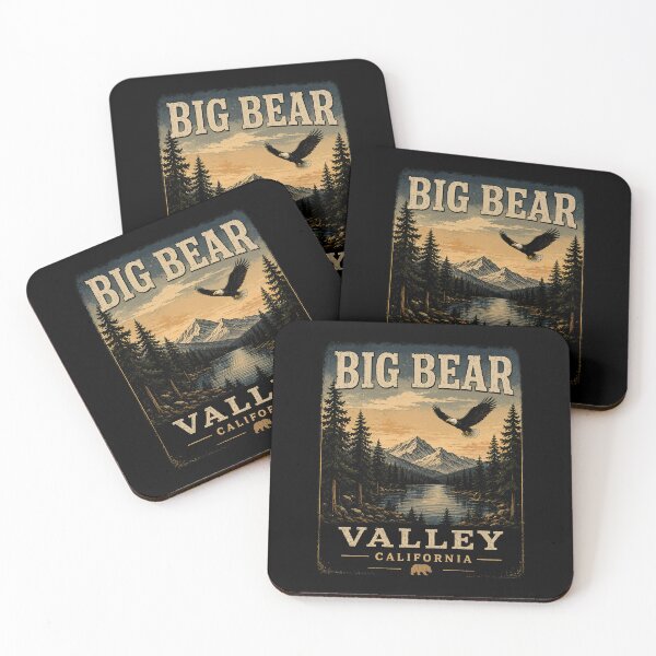 Item preview, Big Bear Valley California – Bald Eagle Mountain Lake Vintage Wildlife designed and sold by Dolphin Graphic.