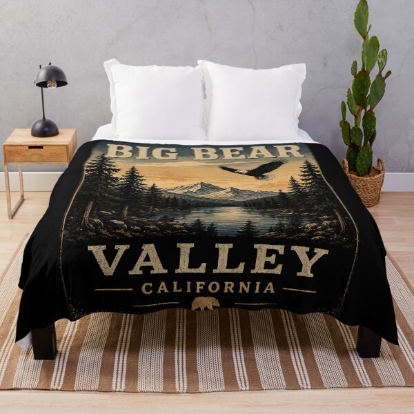 Item preview, Big Bear Valley California – Bald Eagle Mountain Lake Vintage Wildlife designed and sold by Dolphin Graphic.