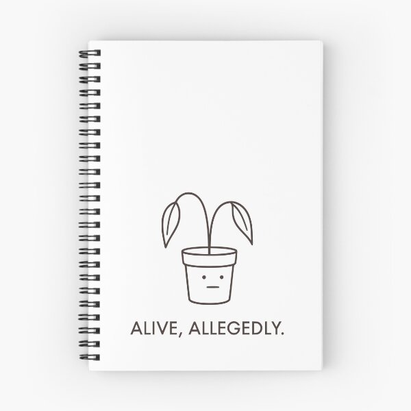 Item preview, Alive, Allegedly - Deadpan Humor designed and sold by Riot-And-Hope.