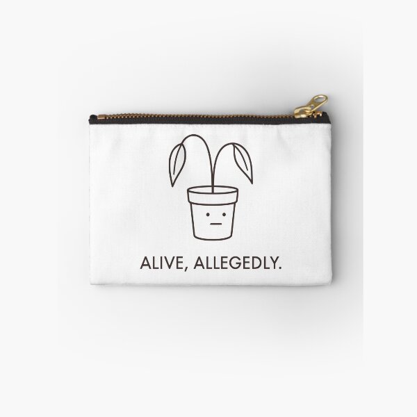 Item preview, Alive, Allegedly - Deadpan Humor designed and sold by Riot-And-Hope.