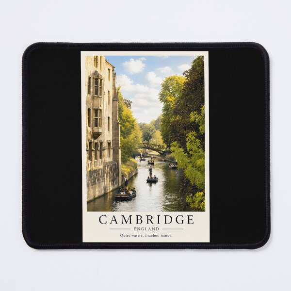 Item preview, Cambridge River Punting Travel Poster designed and sold by ROLan-dGAliNdO.