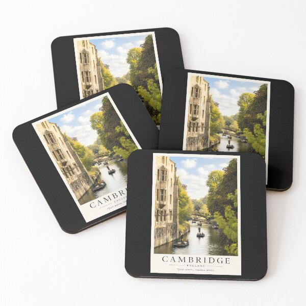 Item preview, Cambridge River Punting Travel Poster designed and sold by ROLan-dGAliNdO.