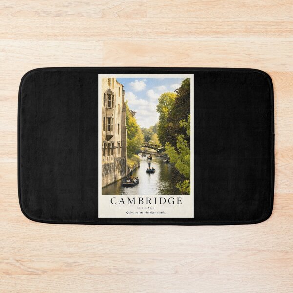 Item preview, Cambridge River Punting Travel Poster designed and sold by ROLan-dGAliNdO.