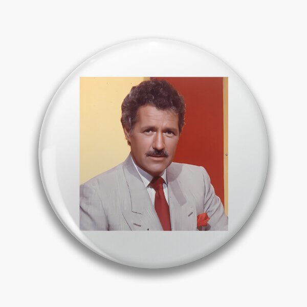 Item preview, Alex Trebek With Mustache 1988 Color Photo designed and sold by HUBERitC-oCYCN.