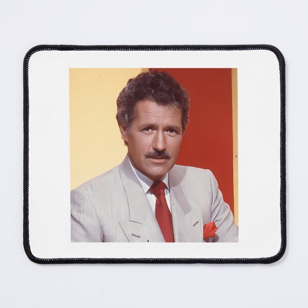 Item preview, Alex Trebek With Mustache 1988 Color Photo designed and sold by HUBERitC-oCYCN.