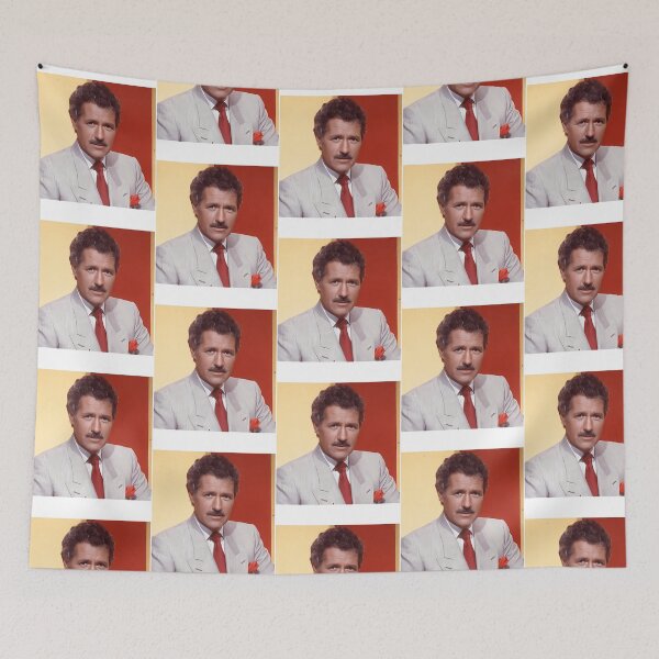 Item preview, Alex Trebek With Mustache 1988 Color Photo designed and sold by HUBERitC-oCYCN.