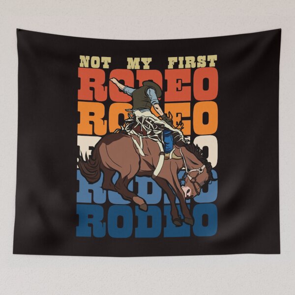 Item preview, Not My First Rodeo Vintage Horse Rider designed and sold by valery-kenz.