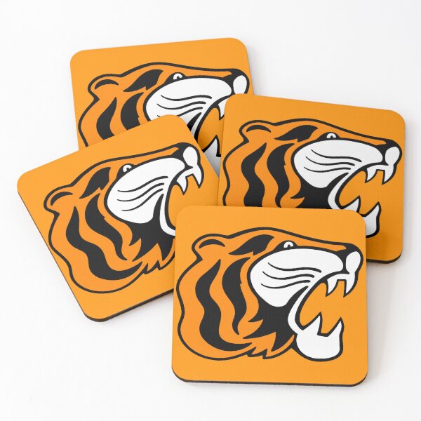 Item preview, Mighty Tigers Retro Logo designed and sold by Luke Foran Sports Art.
