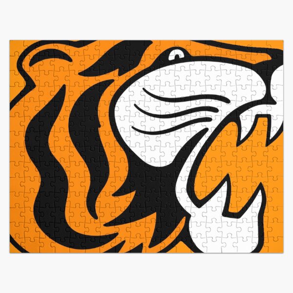 Item preview, Mighty Tigers Retro Logo designed and sold by Luke Foran Sports Art.