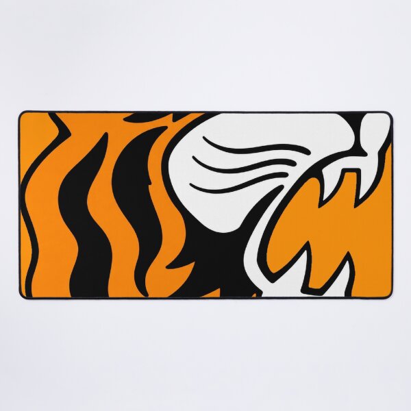 Item preview, Mighty Tigers Retro Logo designed and sold by Luke Foran Sports Art.