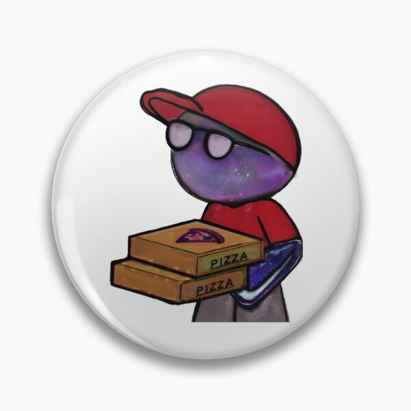 Item preview, Cool Purple Galaxy Guy Carrying Pizza Boxes designed and sold by Kotaruii111333.