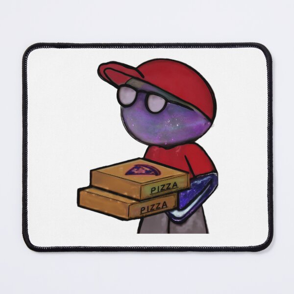 Item preview, Cool Purple Galaxy Guy Carrying Pizza Boxes designed and sold by Kotaruii111333.