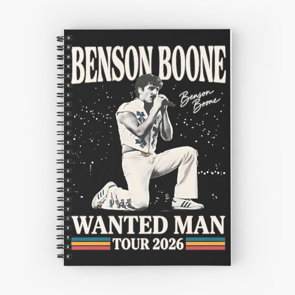 Item preview, Benson Boone Wanted Man Tour 2026 Retro Concert designed and sold by Catsi-Nook-Art.