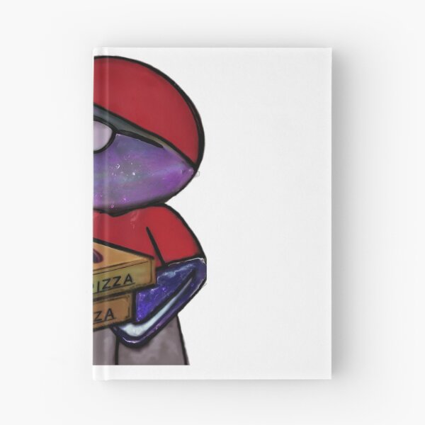 Item preview, Cool Purple Galaxy Guy Carrying Pizza Boxes designed and sold by Kotaruii111333.