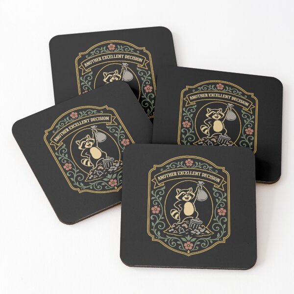 Item preview, Another Excellent Decision Raccoon Dark Humor designed and sold by pixeptional.