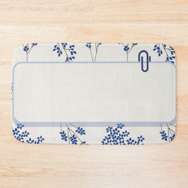 Item preview, Blue Botanical Leaves Label Frame Paper Clip Note Aesthetic Template designed and sold by LYAN-STORE.