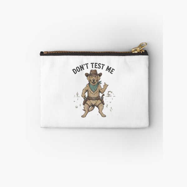 Item preview, Don't Test Me Cowboy Dog designed and sold by Colorful-Garden.