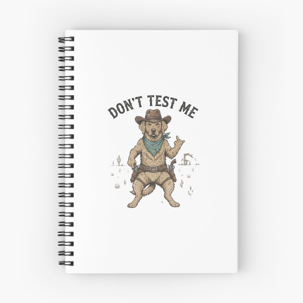 Item preview, Don't Test Me Cowboy Dog designed and sold by Colorful-Garden.
