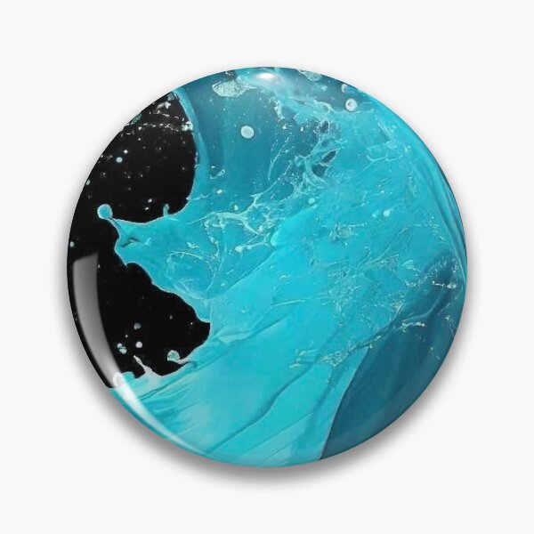 Item preview, Dynamic Cyan Liquid Water Splash and Silk Waves Fluid Abstract designed and sold by LYAN-STORE.