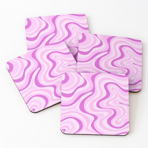 Item preview,  Liquid Swirl Retro Abstract in purple tones, Cream, and White designed and sold by Differenceee.