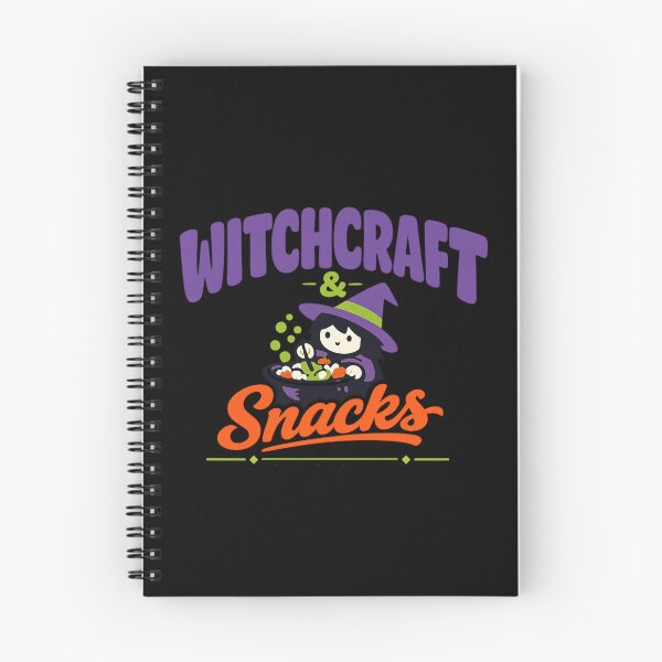 Item preview, Witchcraft & Snacks Shirt, Cozy Halloween Graphic Style designed and sold by PhylonBoxx.