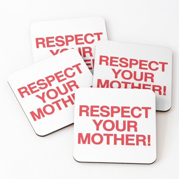 Item preview, Harry Styles Respect Your Mother Bold Red Typography designed and sold by Catsi-Nook-Art.