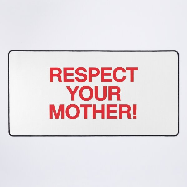 Item preview, Harry Styles Respect Your Mother Bold Red Typography designed and sold by Catsi-Nook-Art.