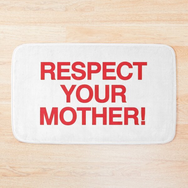 Item preview, Harry Styles Respect Your Mother Bold Red Typography designed and sold by Catsi-Nook-Art.