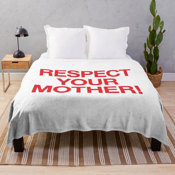 Item preview, Harry Styles Respect Your Mother Bold Red Typography designed and sold by Catsi-Nook-Art.