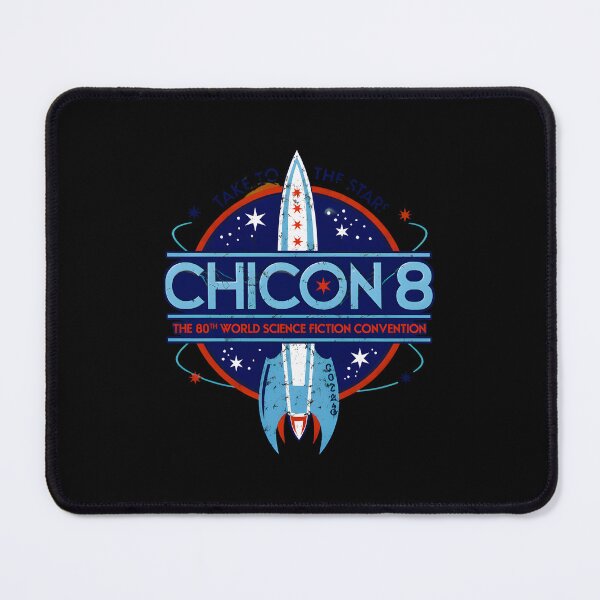 Item preview, Chicon 8 The 80th World Science Fiction Convention Rocket Badge designed and sold by zkoplsoplo.