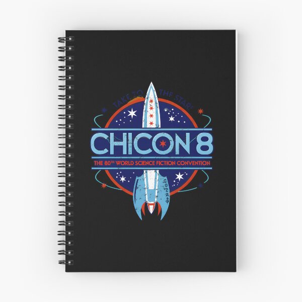 Item preview, Chicon 8 The 80th World Science Fiction Convention Rocket Badge designed and sold by zkoplsoplo.