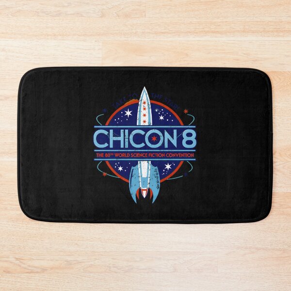Item preview, Chicon 8 The 80th World Science Fiction Convention Rocket Badge designed and sold by zkoplsoplo.
