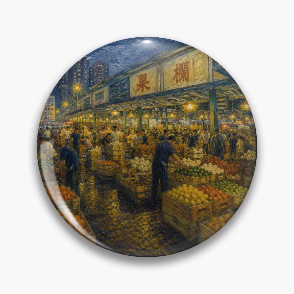 Item preview, Yau Ma Tei Fruit Market - Van Gogh's Dream Travels (Impressionist Art) designed and sold by ianm1028.
