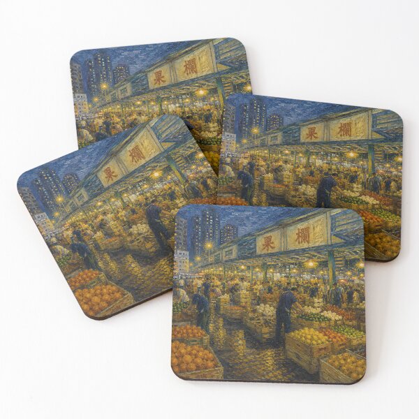 Item preview, Yau Ma Tei Fruit Market - Van Gogh's Dream Travels (Impressionist Art) designed and sold by ianm1028.