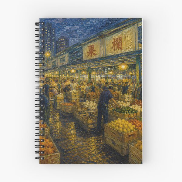 Item preview, Yau Ma Tei Fruit Market - Van Gogh's Dream Travels (Impressionist Art) designed and sold by ianm1028.
