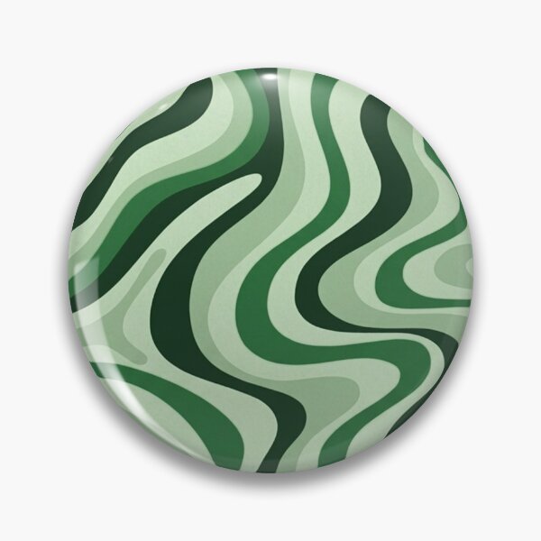 Item preview,  Liquid Swirl Retro Abstract in green tones, Cream, and White designed and sold by Differenceee.