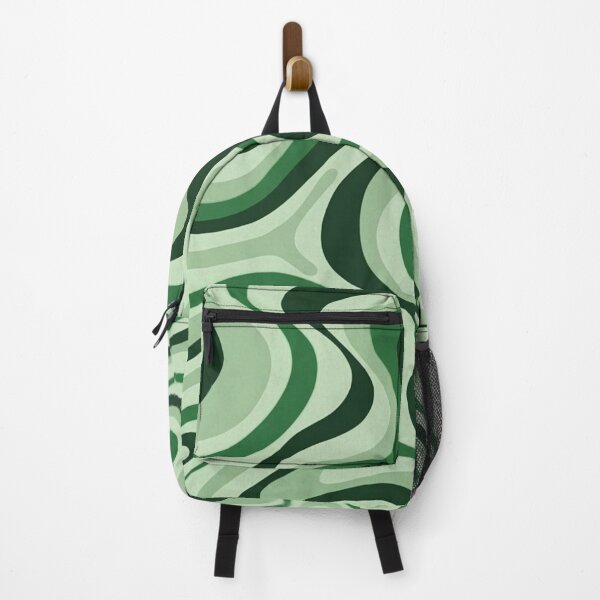 Item preview,  Liquid Swirl Retro Abstract in green tones, Cream, and White designed and sold by Differenceee.