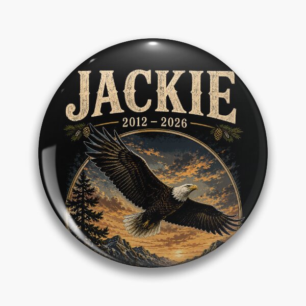 Item preview, Jackie 2012–2026 Memorial – Forever in Our Hearts Big Bear Eagle designed and sold by Dolphin Graphic.