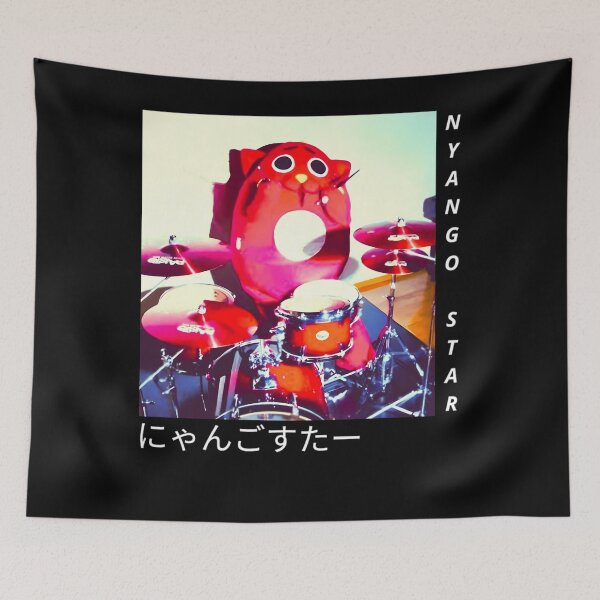 Item preview, Nyango Star Vintage Drummer Cat Mascot designed and sold by MimicMiniatures.